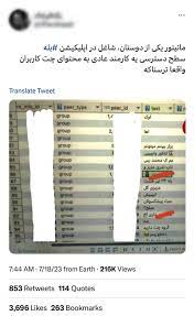 "نه" به حریم خصوصی!/ پرده برداری از رصد گسترده اطلاعات و چت های کاربران در اپلیکیشن بله