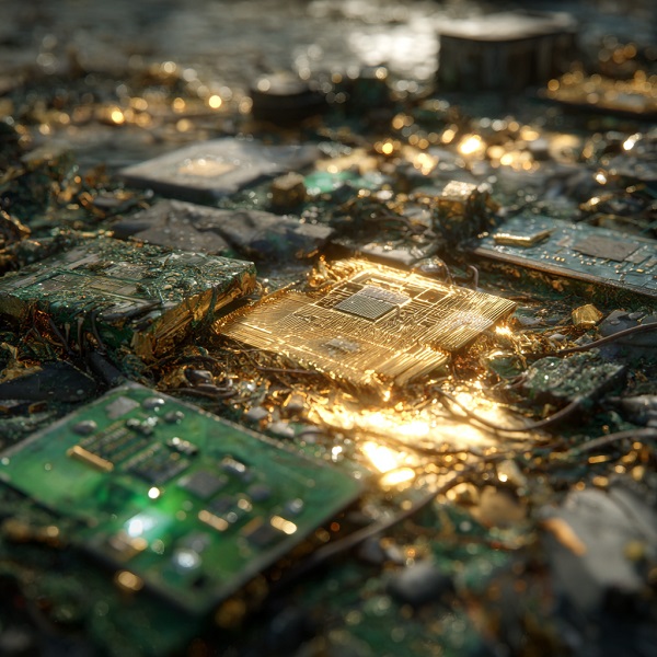 از موبایل تا مدال المپیک: بازیافت زبالههای الکترونیکی (E-waste) برای استخراج فلزات گرانبها