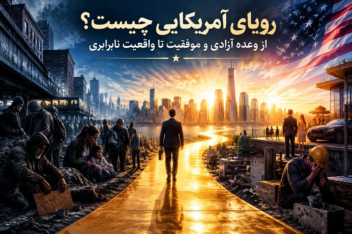 رویای آمریکایی چیست؟ از وعده آزادی و موفقیت تا واقعیت نابرابری