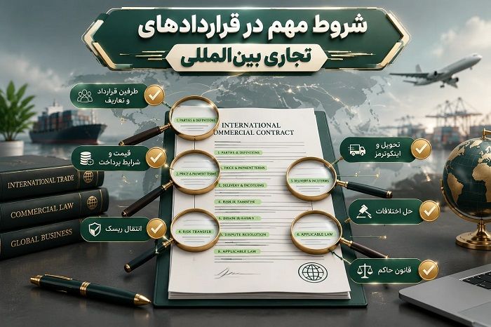 انواع قرارداد تجاری بینالمللی و نکات حقوقی آن