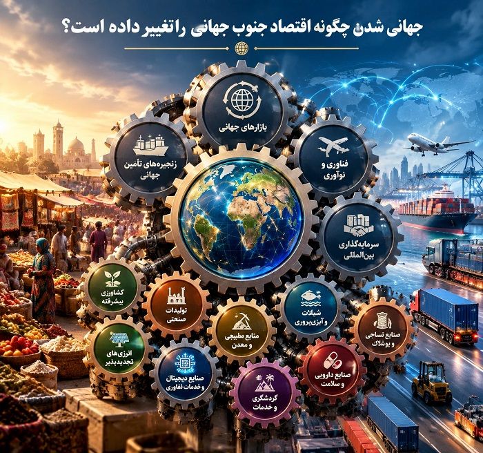 تأثیر جهانی شدن بر جنوب جهانی؛ فرصت‌ها، چالش‌ها و آینده کشورهای در حال توسعه
