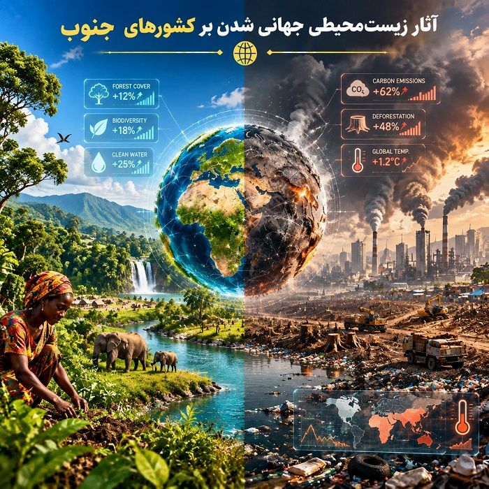 تأثیر جهانی شدن بر جنوب جهانی؛ فرصت‌ها، چالش‌ها و آینده کشورهای در حال توسعه