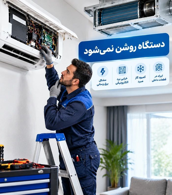 اسپلیت چیست و تعمیر داکت اسپلیت چگونه انجام میشود؟ راهنمای جامع عیبیابی، سرویس و نگهداری