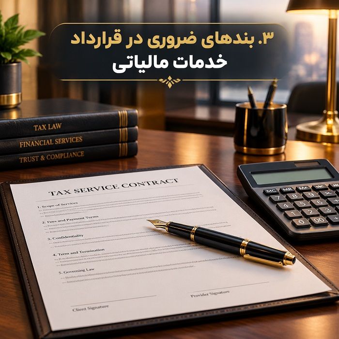 قرارداد خدمات مالیاتی چیست؟ بررسی بندهای ضروری و تعهدات طرفین