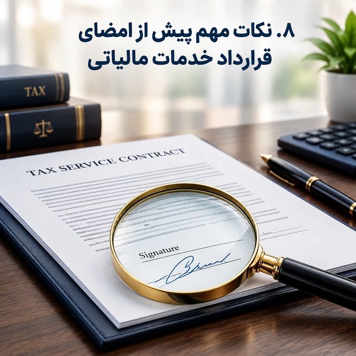 قرارداد خدمات مالیاتی چیست؟ بررسی بندهای ضروری و تعهدات طرفین