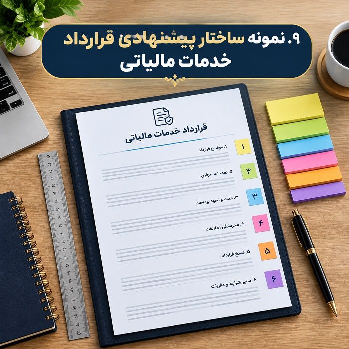 قرارداد خدمات مالیاتی چیست؟ بررسی بندهای ضروری و تعهدات طرفین