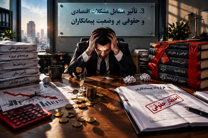مشکلات پیمانکاران در ایران؛ بررسی چالش‌های اقتصادی و حقوقی و راهکارهای حل آن‌ها
