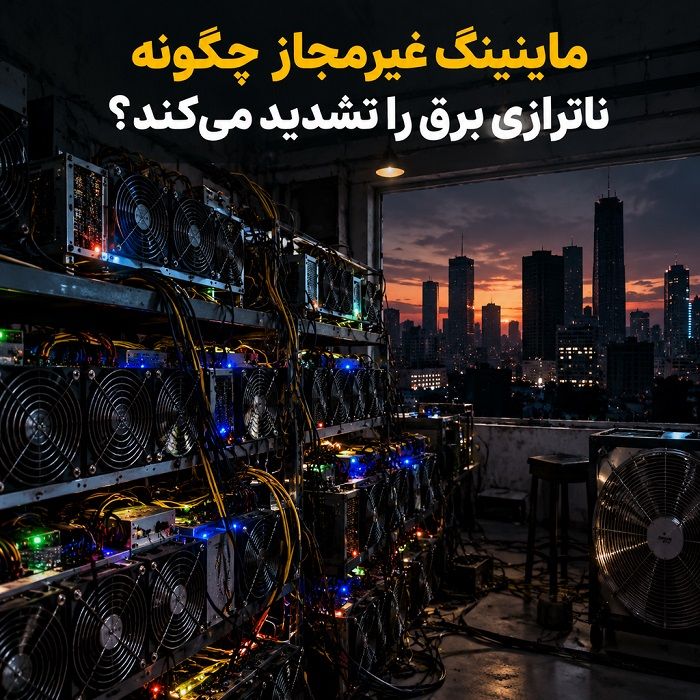 چرا ماینینگ غیرمجاز باعث ناترازی برق می‌شود؟ بررسی دلایل و پیامدها