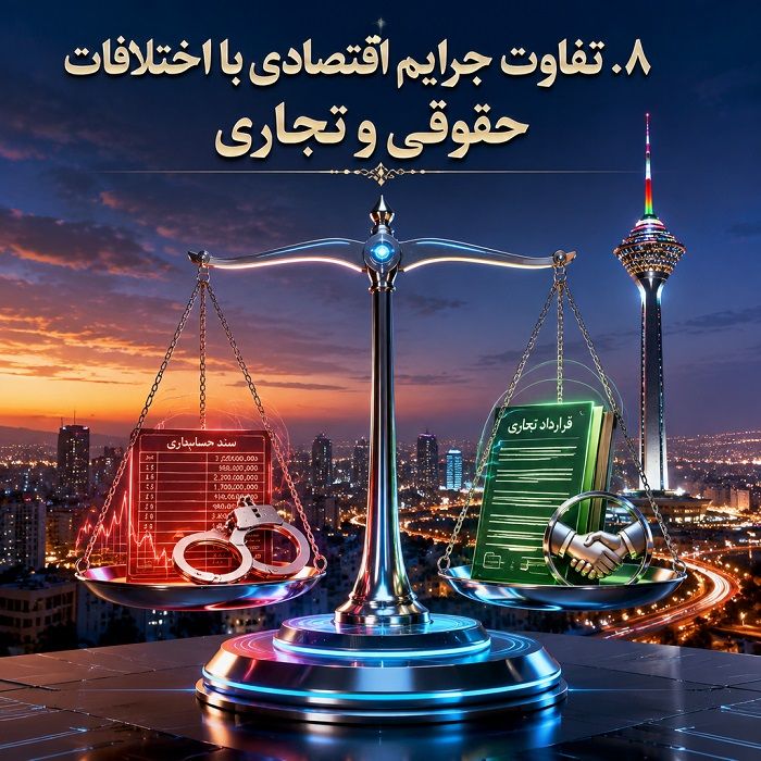 چرا انتخاب بهترین وکیل جرایم اقتصادی در تهران اهمیت دارد؟ راهنمای جامع حقوقی