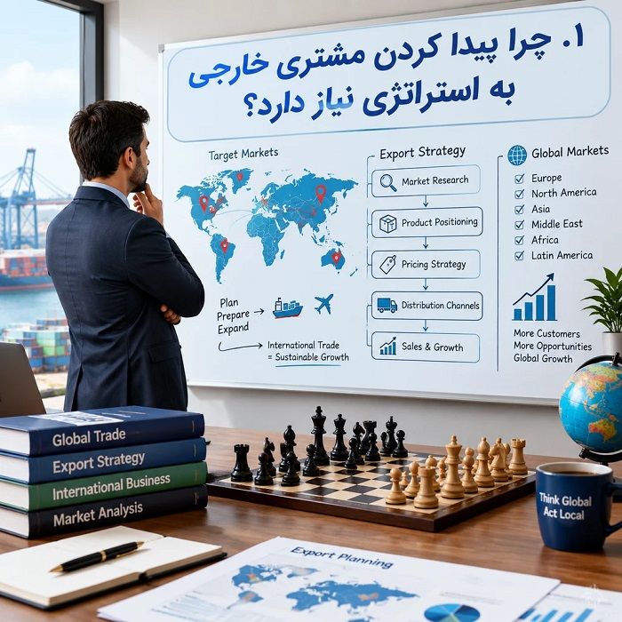 چگونه برای صادرات کالای خود مشتری خارجی پیدا کنیم؟ راهنمای جامع جذب خریدار بین‌المللی