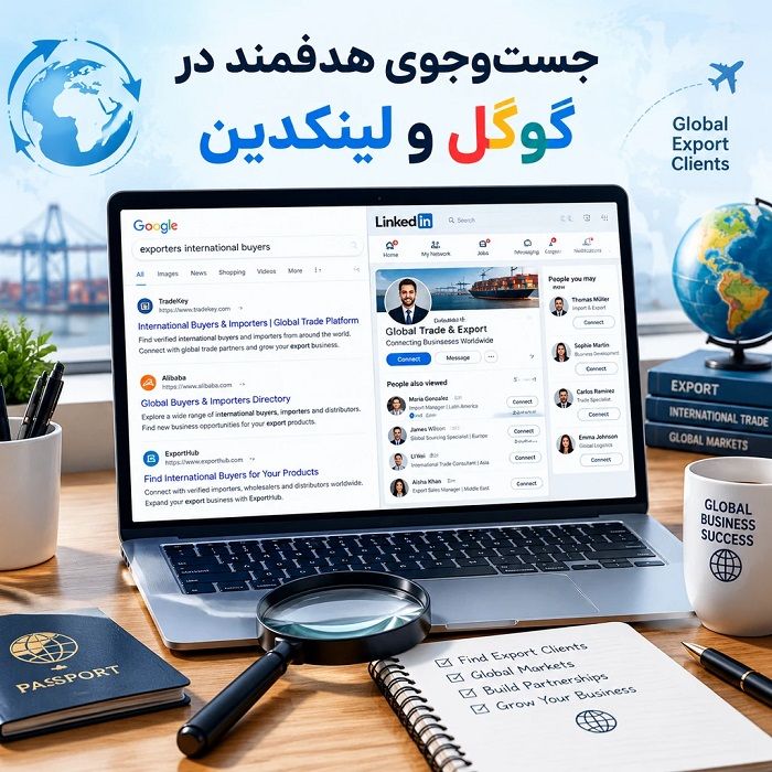 چگونه برای صادرات کالای خود مشتری خارجی پیدا کنیم؟ راهنمای جامع جذب خریدار بین‌المللی