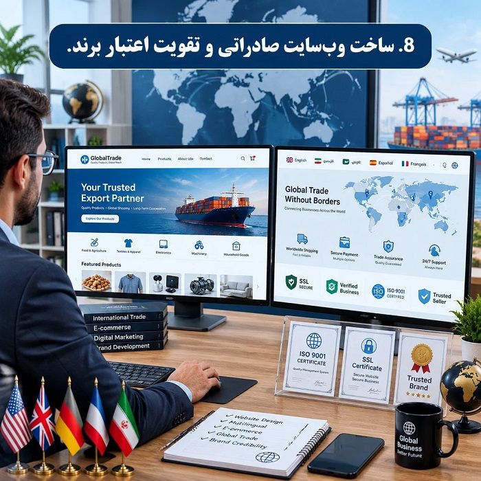 چگونه برای صادرات کالای خود مشتری خارجی پیدا کنیم؟ راهنمای جامع جذب خریدار بین‌المللی