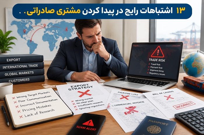 چگونه برای صادرات کالای خود مشتری خارجی پیدا کنیم؟ راهنمای جامع جذب خریدار بین‌المللی