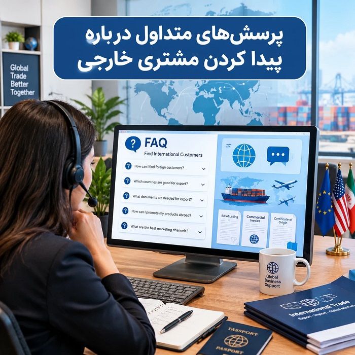 چگونه برای صادرات کالای خود مشتری خارجی پیدا کنیم؟ راهنمای جامع جذب خریدار بین‌المللی