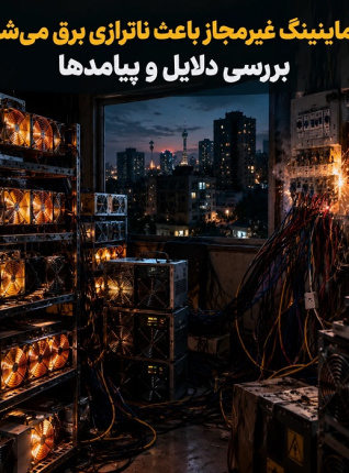 چرا ماینینگ غیرمجاز باعث ناترازی برق میشود؟ بررسی دلایل و پیامدها
