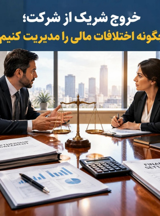 خروج شریک از شرکت؛ چگونه اختلافات مالی را مدیریت کنیم؟