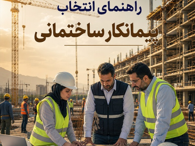 نکات مهم در انتخاب پیمانکار، شرکت ساختمانی و مجری پروژه